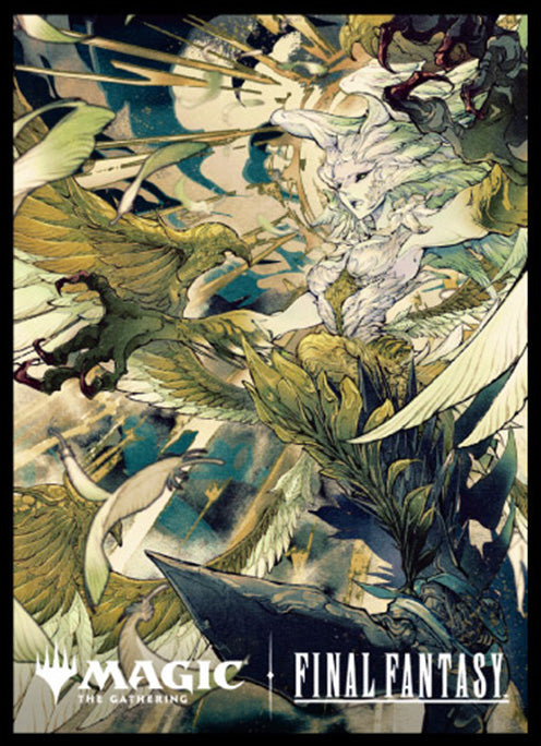 『マジックザギャザリング』マジックザギャザリング――FINAL FANTASY プレイヤーズカードスリーブ MFS-65 木版画 ボーダーレス版 召喚:蛮神ガルーダ