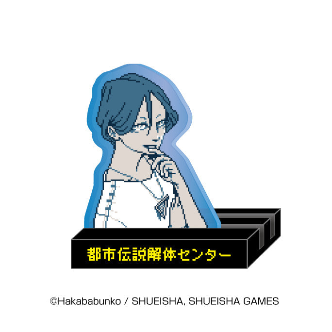【激レア】都市伝説解体センター　あざみのメガネ風クリアカード 激レア】都市伝説解体センター あざみのメガネ風クリアカード