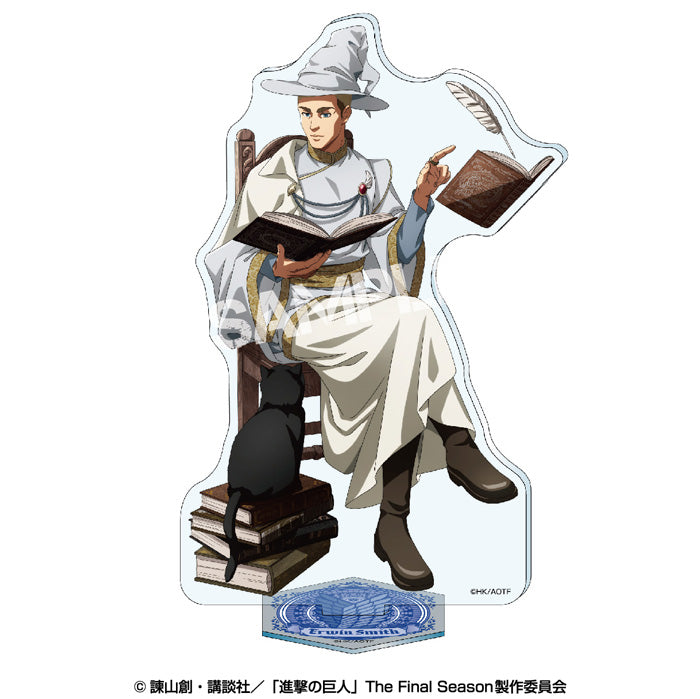 進撃の巨人 リヴァイ＆ハンジ＆エルヴィン アクリルスタンド 3点セット グッズ-スタンドポップ】進撃の巨人 アクリルスタンド リヴァイ