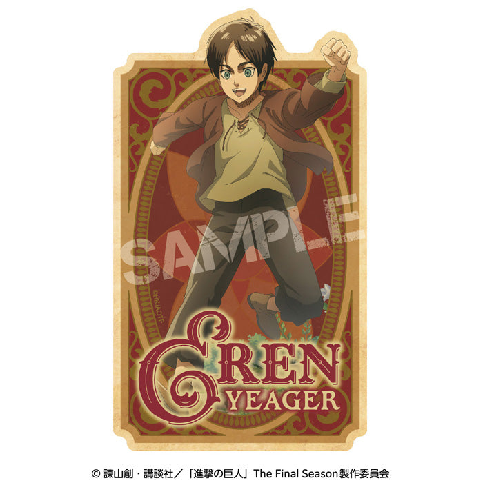 進撃の巨人』トラベルステッカー 5 エレン(幼少期) – Anime