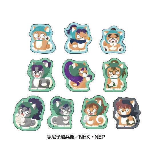 『忍たま乱太郎』どうぶつフォーゼ フレークシール 壱ノ段