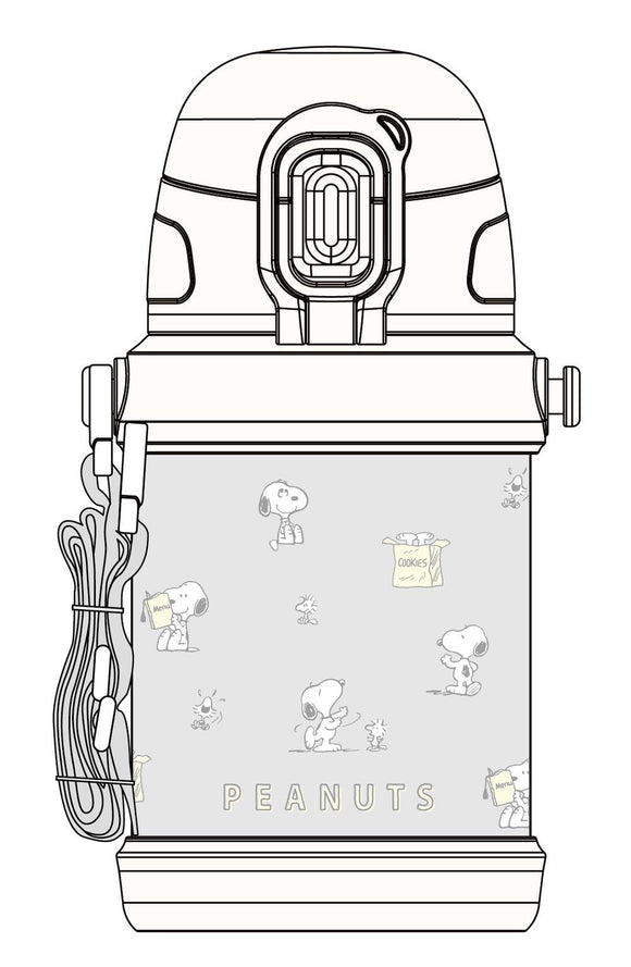 『PEANUTS』ストロー付ステンレスボトル SBR-450S