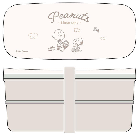 『PEANUTS』ランチボックス二段 PW-28K(仕切付)