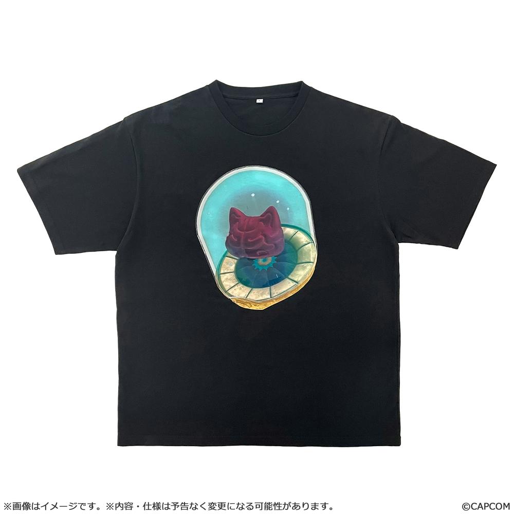 『モンスターハンター』モンスターハンターワイルズ ププロネコブレイン Tシャツ XL