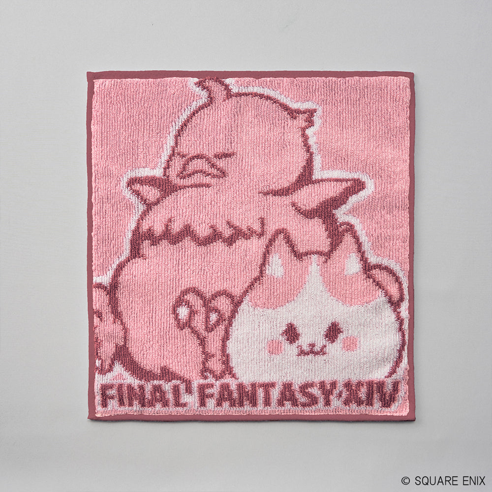『ファイナルファンタジーXIV』ハンドタオル でぶチョコボ&ファットキャット