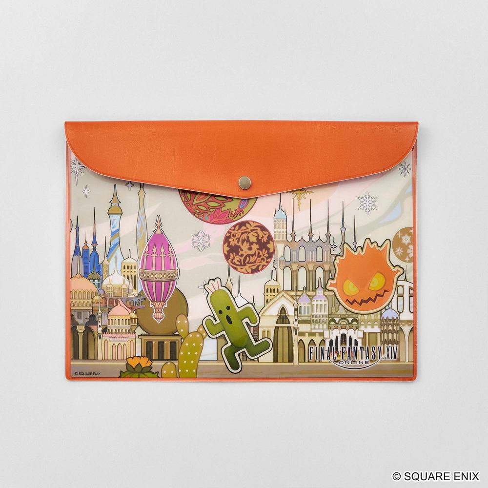 『ファイナルファンタジーXIV』フラットポーチ ウルダハ