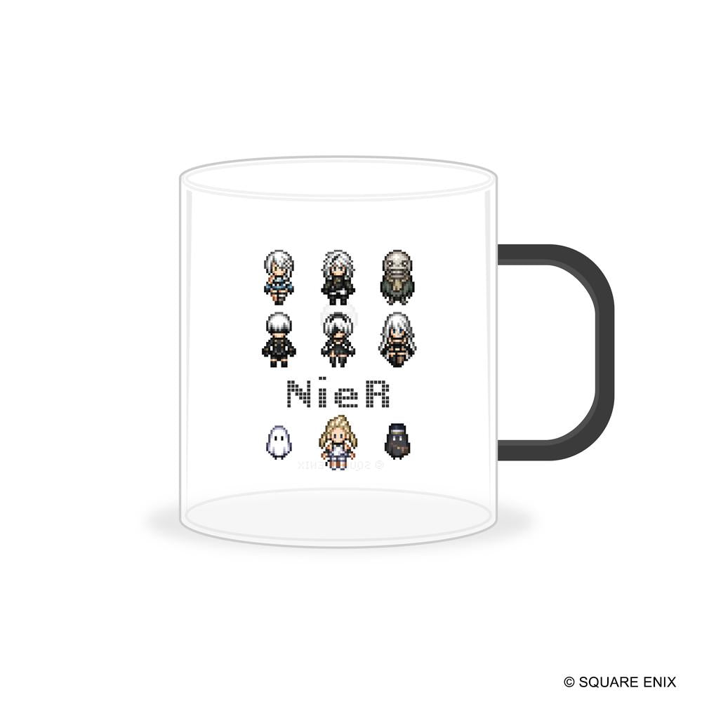 『NieR Series』ガラスマグカップ ドット絵Ver.