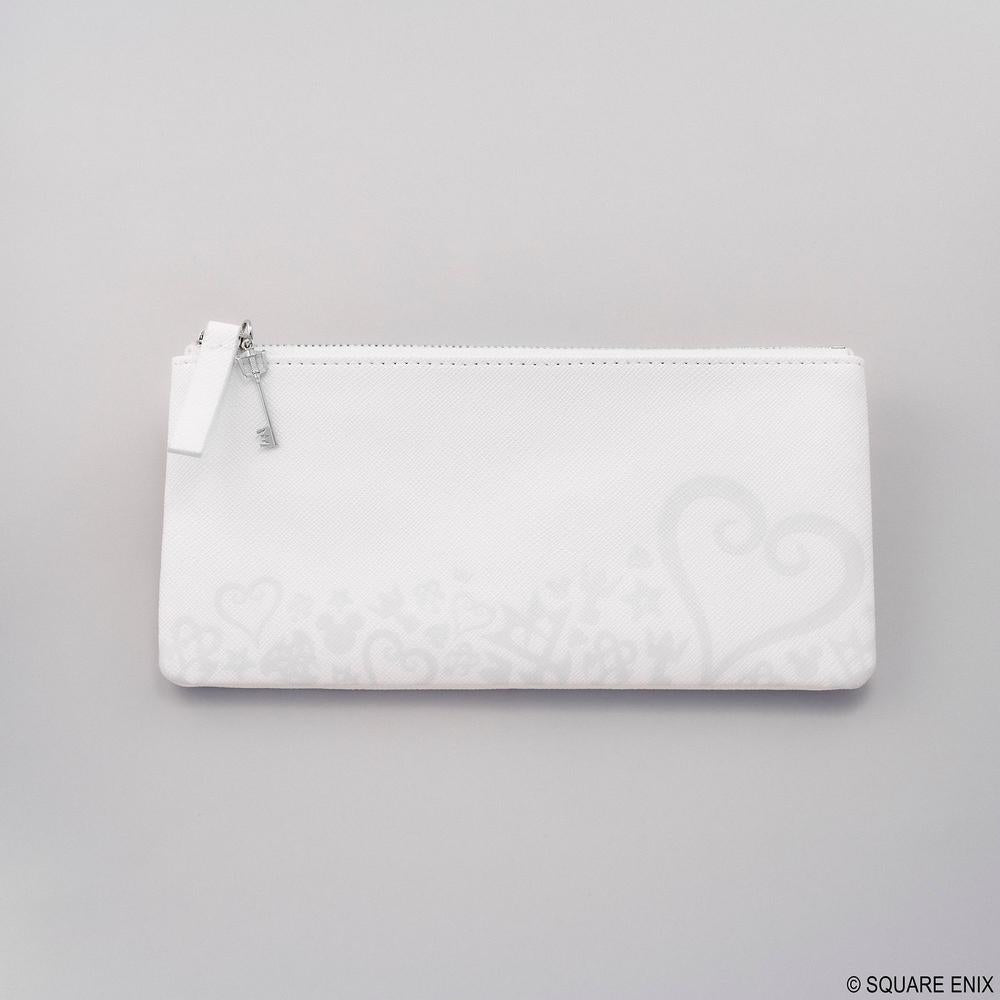 『キングダムハーツ』ステーショナリー フラットペンケース ホワイト
