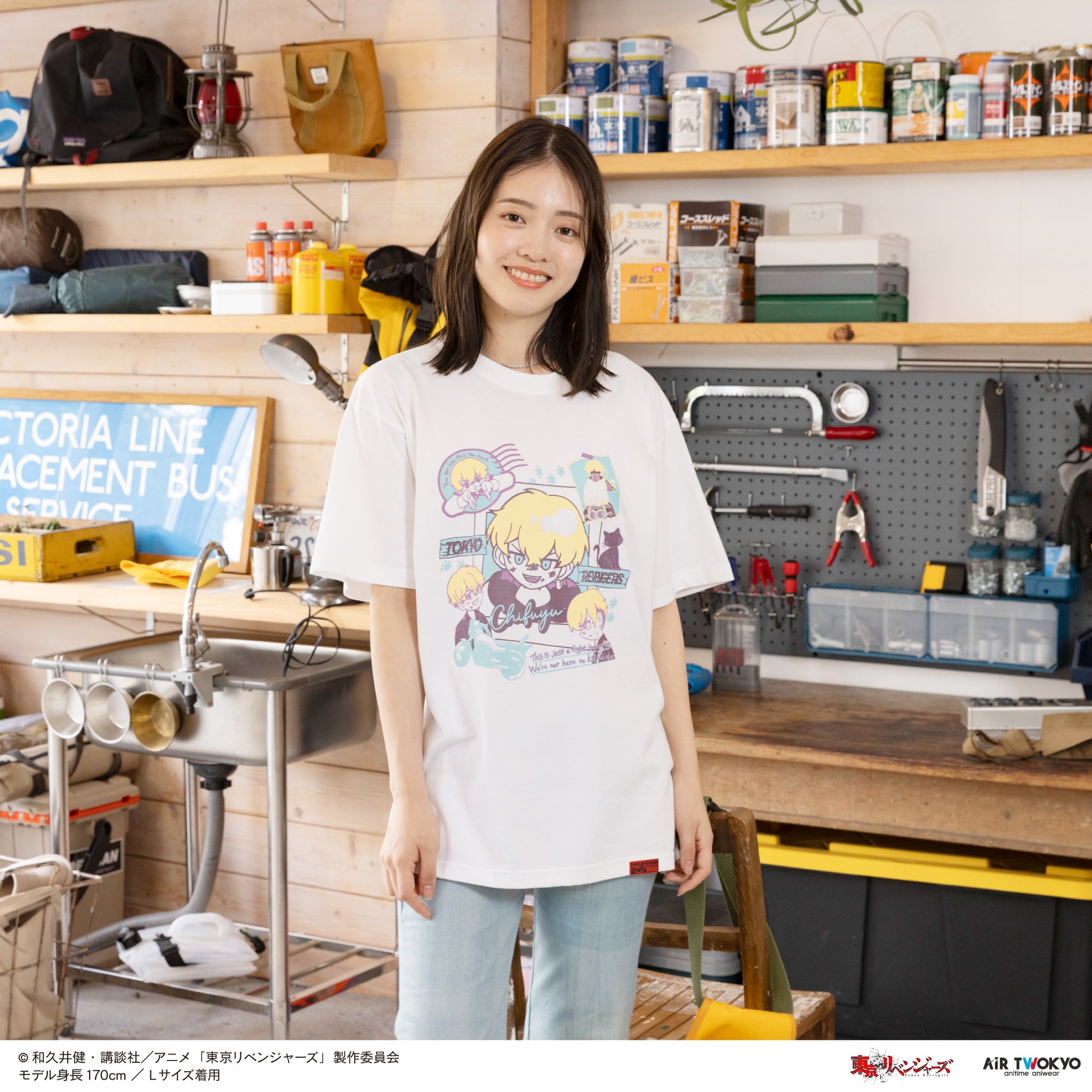 『東京リベンジャーズ』TVアニメ 第3弾 天竺編 チェキフォトTシャツ 4(千冬)