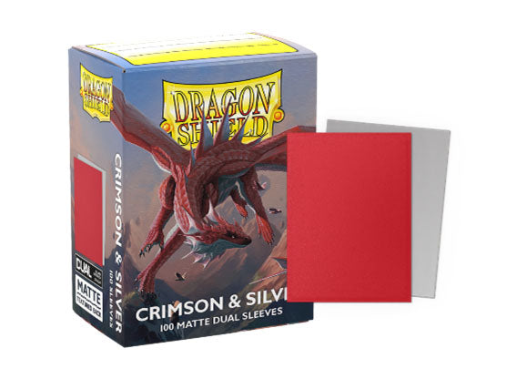 『Crimson & Silver Sleeves』AT-15072  - Standard size - Matte Dual 100枚入り