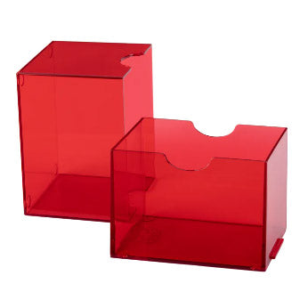 『Strongbox』AT-19003 Clear Red Boxes -