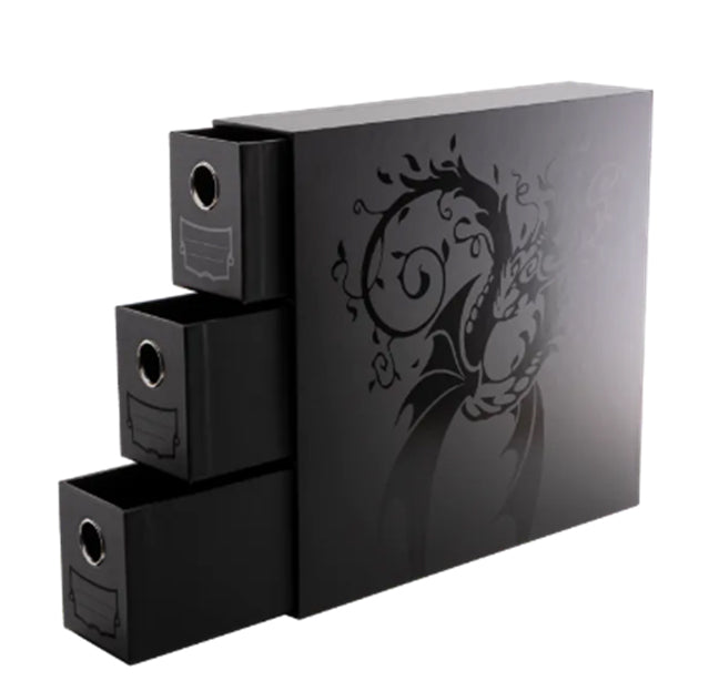 『Fortress』AT-33707 - Vertical - 3 XL - Black - Storage - Card Drawers