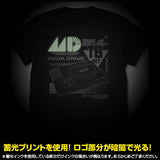 『メガドライブ』リフレクタープリントTシャツ / BLACK