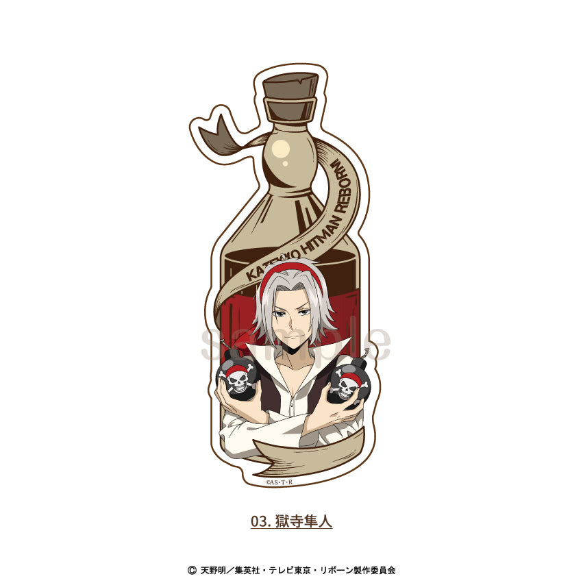 『家庭教師ヒットマンREBORN!描き下ろし パイレーツ衣装』ダイカットステッカー 03.獄寺隼人【202601再販】
