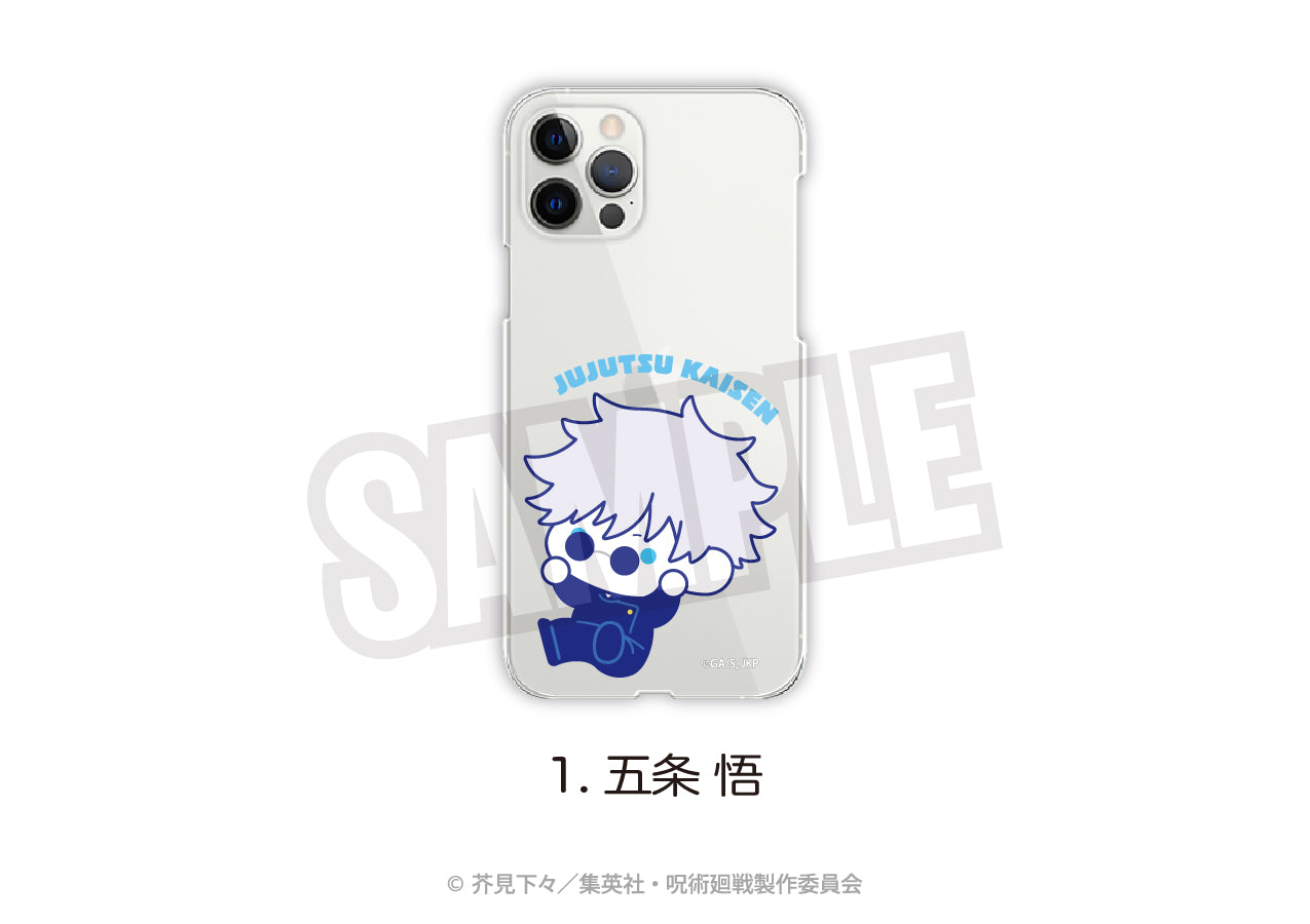 『呪術廻戦 懐玉・玉折×サンリオキャラクターズ』全機種対応ハードタイプスマホケース(ぷにきゅ~と)(iPhone7/8/SE2) 01.五条 悟