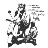 『銀魂』バイクと銀さんTシャツ【202405再販】