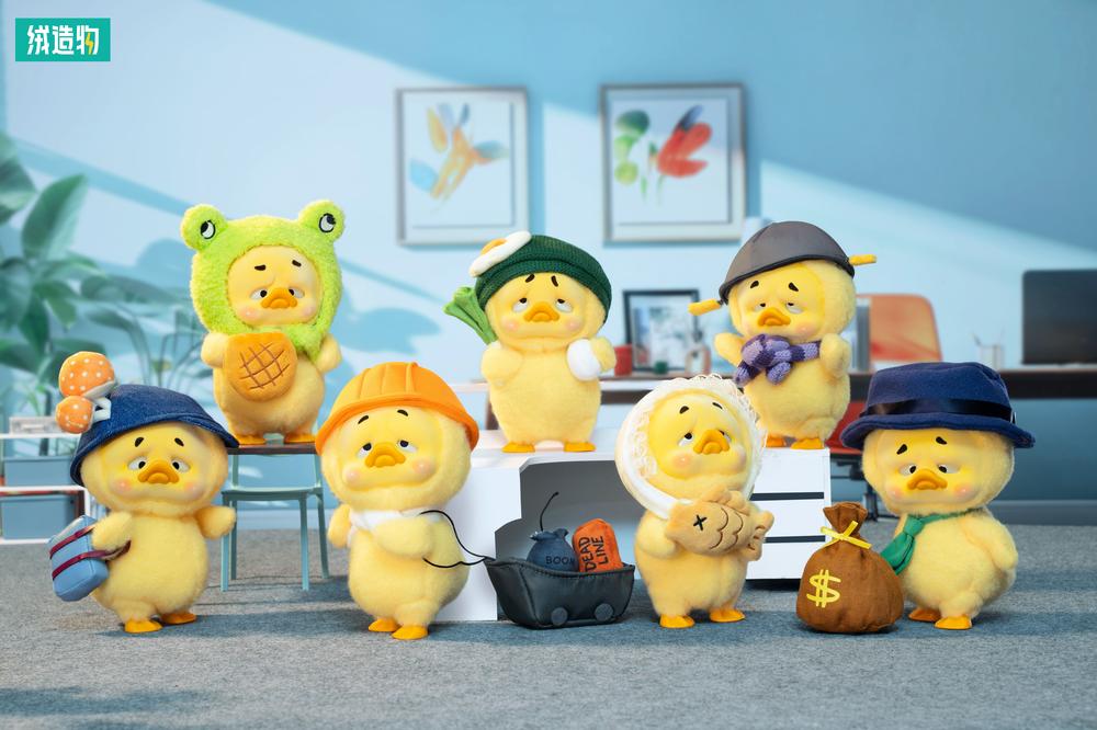 『仕事嫌だなシリーズ』001_19八3 UPSETDUCK トレーディングフィギュア【BOX】