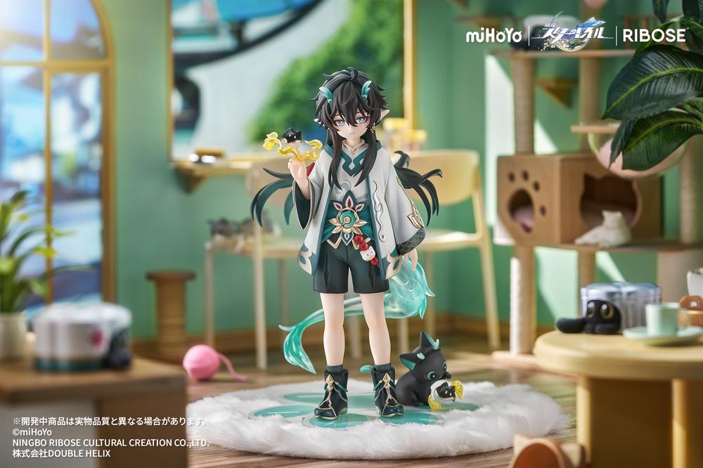 『崩壊:スターレイル』009_RIBOSE RISE UP+ ちびねこシリーズフィギュア 丹恒・飲月Ver. ノンスケールフィギュア