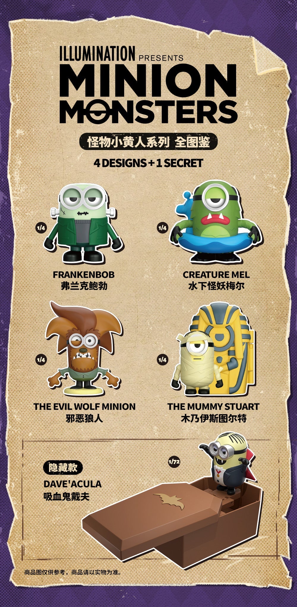 『ミニオンモンスターシリーズ』001_52TOYS BLINDBOX