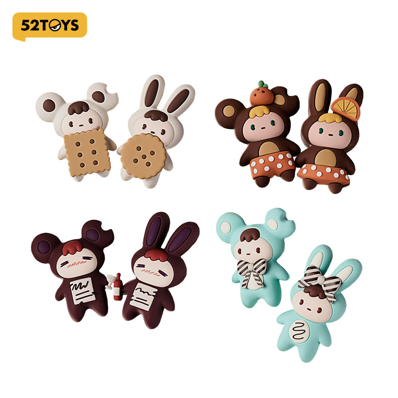 『LITTLE BUNS メルティングトゥギャザーシリーズ』003_52TOYS BLINDBOX 冷蔵庫マグネット