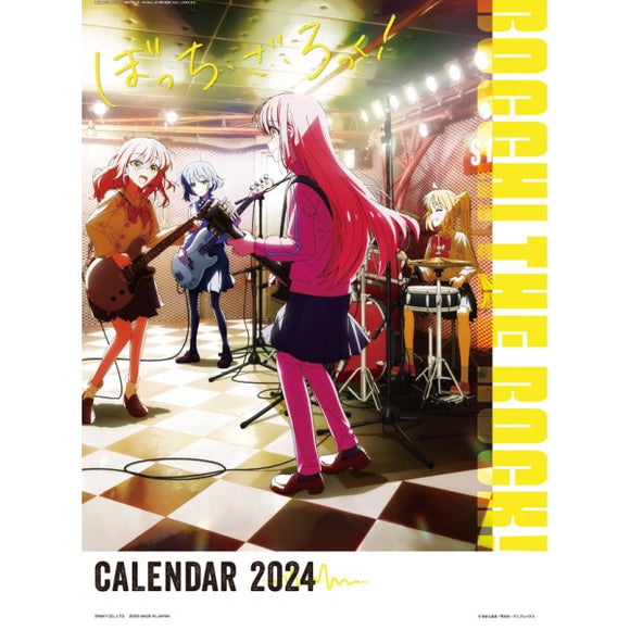 『ぼっち・ざ・ろっく!』2024年 壁掛けカレンダー CL-052