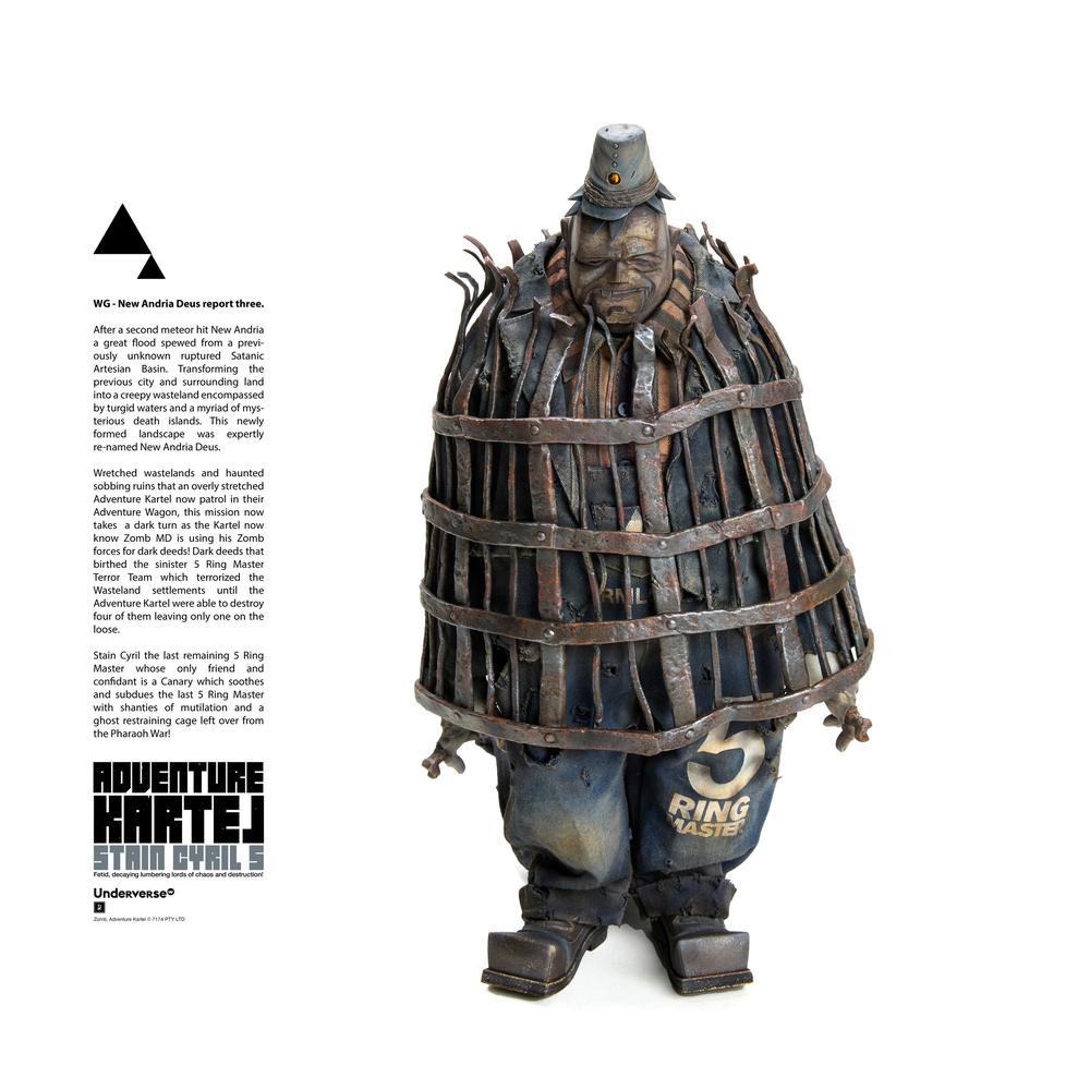 『Adventure Kartel(アドベンチャーカルテル)』014_Underverse 5 RING MASTER - STAIN CYRIL(ファイブリングマスター ステインセロ) 1/6スケール可動フィギュア