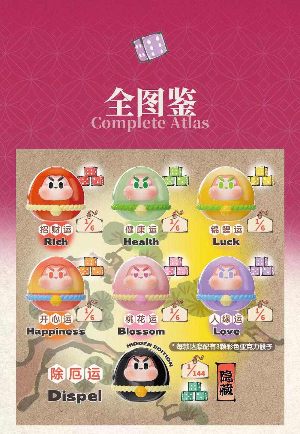 『THE SLLO 幸運だるまシリーズ』009_WOOO トレーディングフィギュア【BOX】