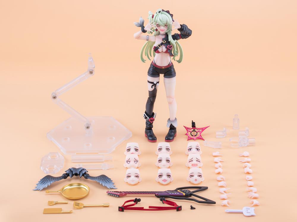 『魔音天使』次元具象(EXSSRION) 星川ネコ 1/12スケール可動フィギュア(緑髪Ver.)