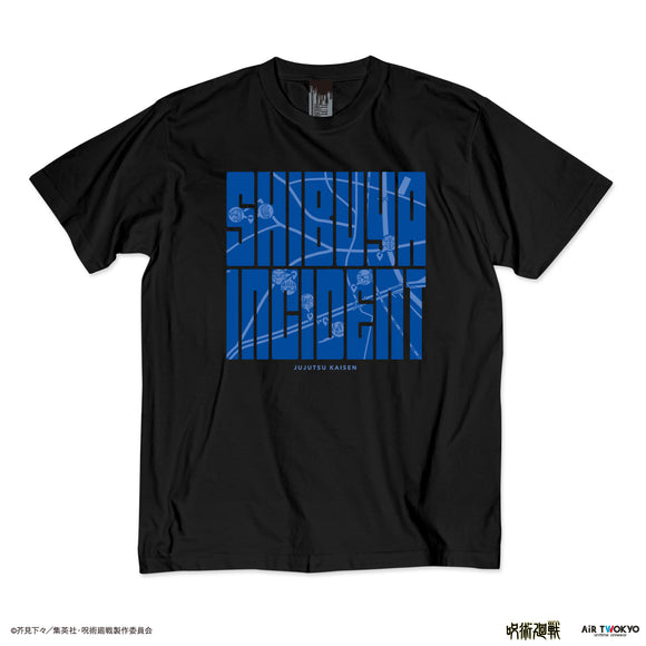 『呪術廻戦』第2期「渋谷事変」 渋谷マップ Tシャツ