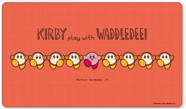 『星のカービィ』カービィ play with ワドルディ キャラクターラバーマット いきぴったり？ (ENR-088)
