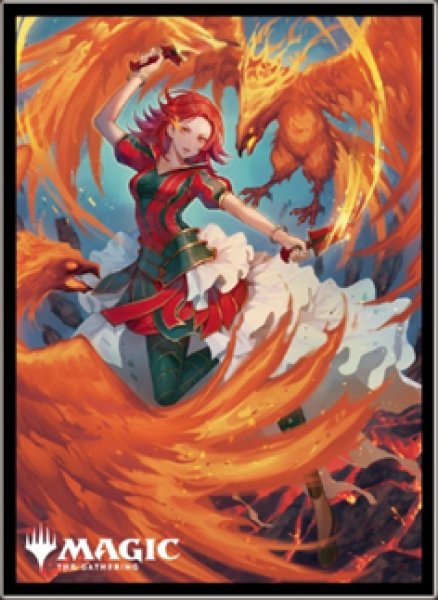 『マジック:ザ・ギャザリング』プレイヤーズカードスリーブ MTGS-333 『ファウンデーションズ』《炎の踊り手、リオーニャ》(80枚入り)