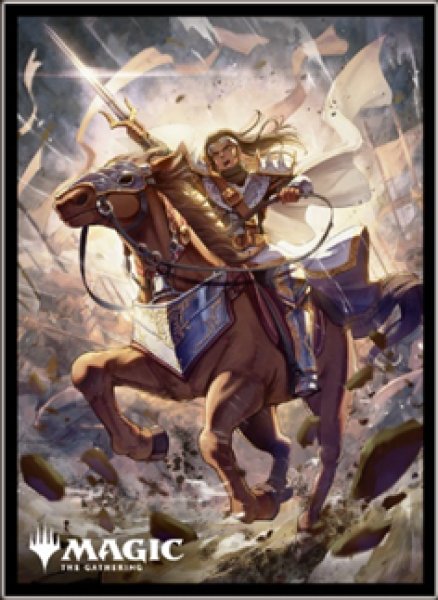 『マジック：ザ・ギャザリング』プレイヤーズカードスリーブ MTGS-335 『ファウンデーションズ』《輝かしい聖戦士、エーデリン》（80枚入り）