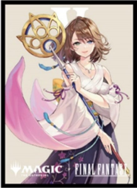 『マジック:ザ・ギャザリング――FINAL FANTASY』 プレイヤーズカードスリーブ MFS-12 「キャラクター」ボーダーレス版 《大召喚士、ユウナ》(80枚入り)