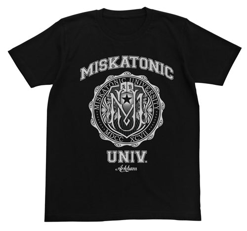 『ミスカトニック大学購買部』ミスカトニック大学Tシャツ / BLACK