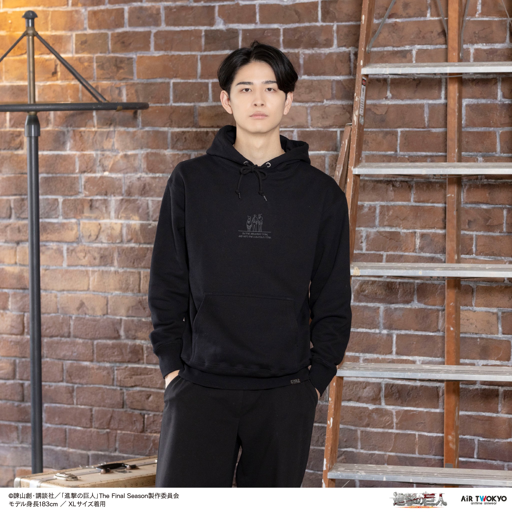 『進撃の巨人』TVアニメ 第11弾 シーンイラストパーカー 1(ライナー&ベルトルト)