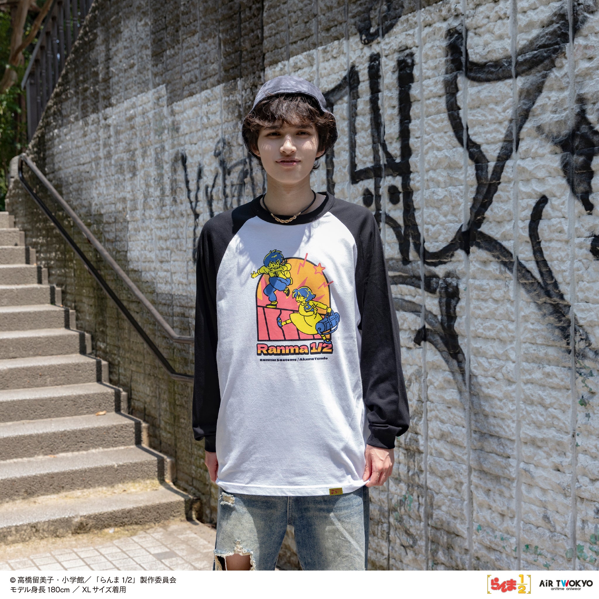 らんま1/2』TVアニメ第2弾 ポップイラストTシャツ 1(早乙女乱馬