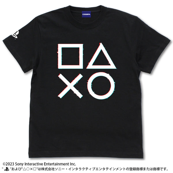 プレイステーション』Tシャツ for PlayStation Shapes Logo Glich ver
