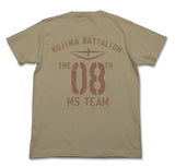 『機動戦士ガンダム第08MS小隊』第08MS小隊Tシャツ SAND KHAKI【202406再販】