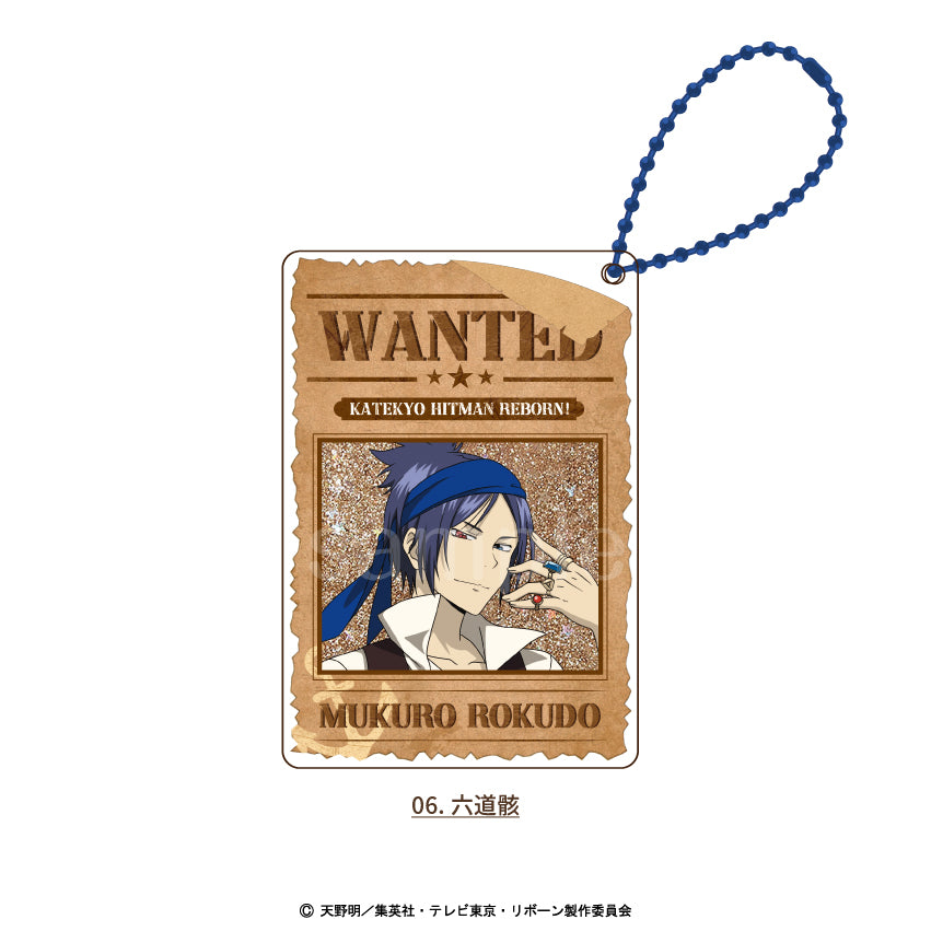 『家庭教師ヒットマンREBORN!描き下ろし パイレーツ衣装』グリッターキーホルダー 06.六道骸【202601再販】