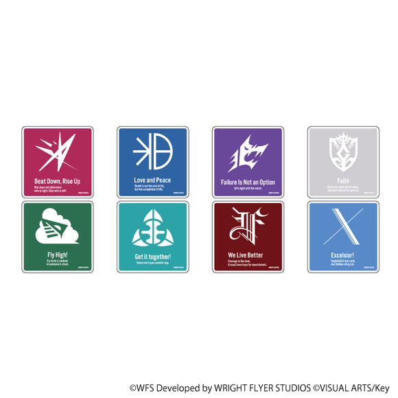『ヘブンバーンズレッド』キャラアクリルバッジ 01/BOX (全8種)部隊ロゴ