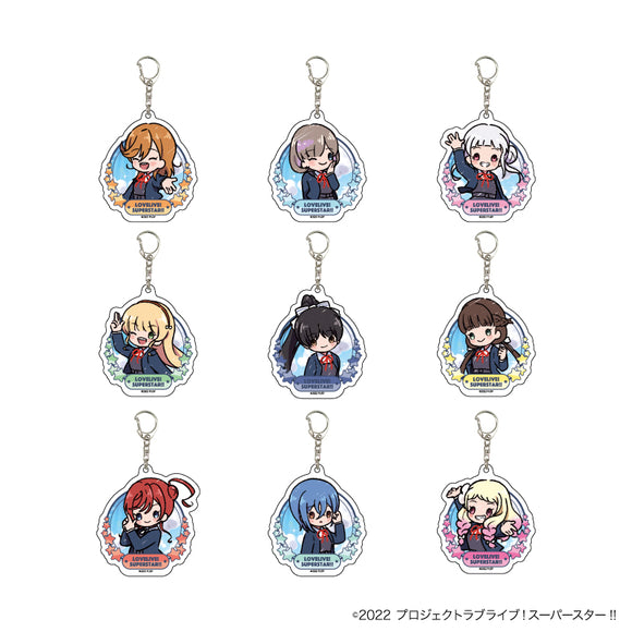 『ラブライブ！スーパースター!!』アクリルキーホルダー 02/BOX(全9種)(グラフアートイラスト)