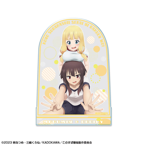 『この素晴らしい世界に爆焔を！』アクリルスタンド デザイン04(めぐみん&セシリー)【202405再販】