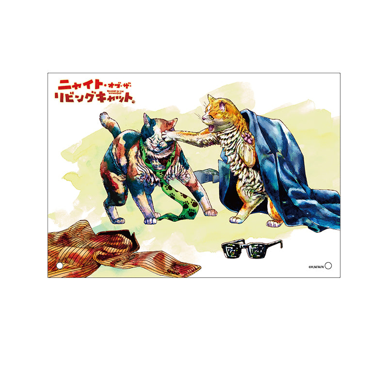 『ニャイト・オブ・ザ・リビングキャット』アクリルパネル A