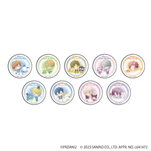 『TSUKIPRO THE ANIMATION 2×サンリオキャラクターズ』缶バッジ 01/BOX (全9種)(ミニキャライラスト)