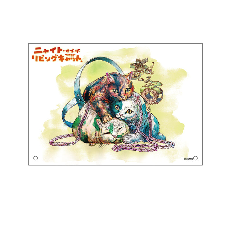 『ニャイト・オブ・ザ・リビングキャット』アクリルパネル B