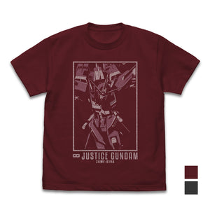 『機動戦士ガンダムSEED DESTINY』インフィニットジャスティスガンダム Tシャツ BURGUNDY