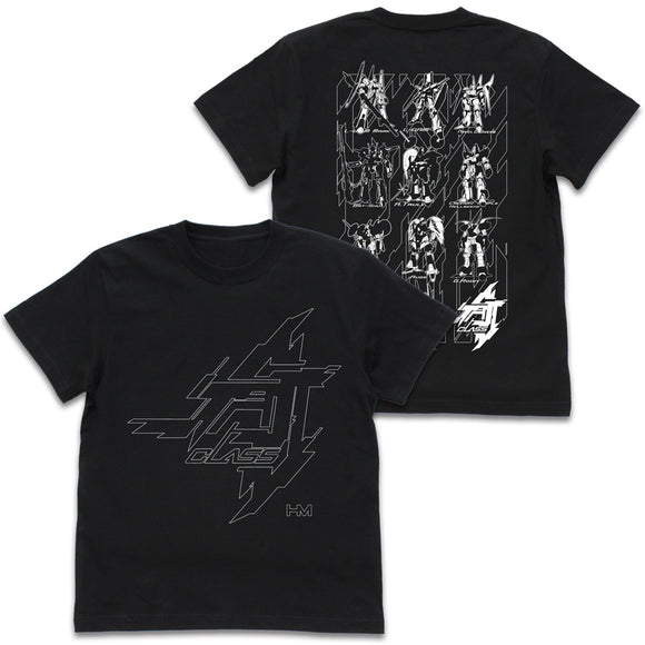 『重戦機エルガイム』A級ヘビーメタル Tシャツ / BLACK