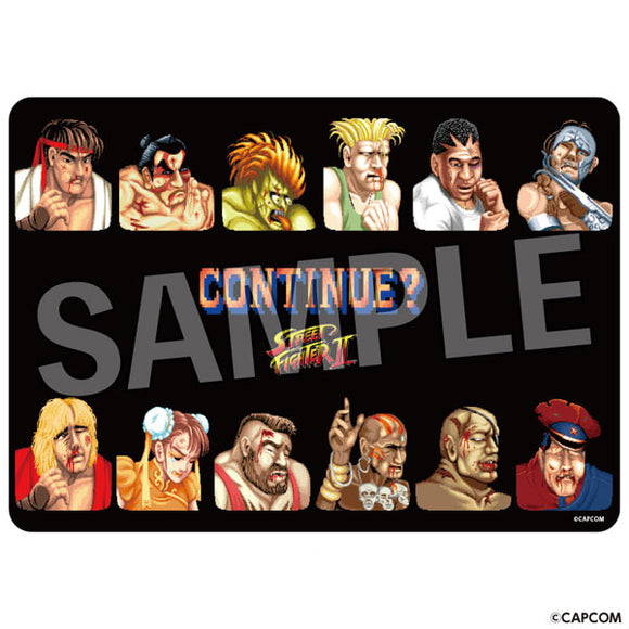 『ストリートファイターII』イラストプレイマットNT CONTINUE？