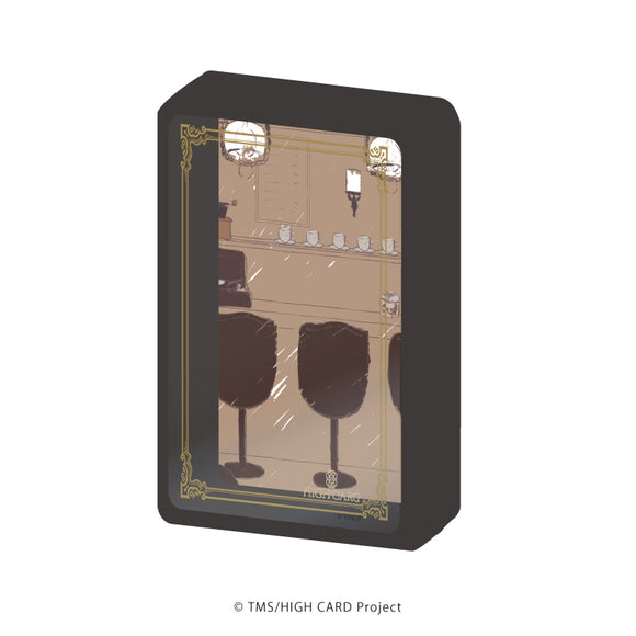 『HIGH CARD』キャラフレーム 01/レトロ喫茶デザイン(レトロアートイラスト)