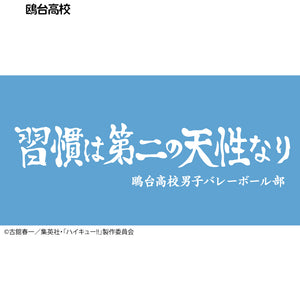 『ハイキュー!!』横断幕バスタオル 鴎台高校